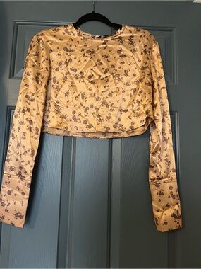 Zara satin top